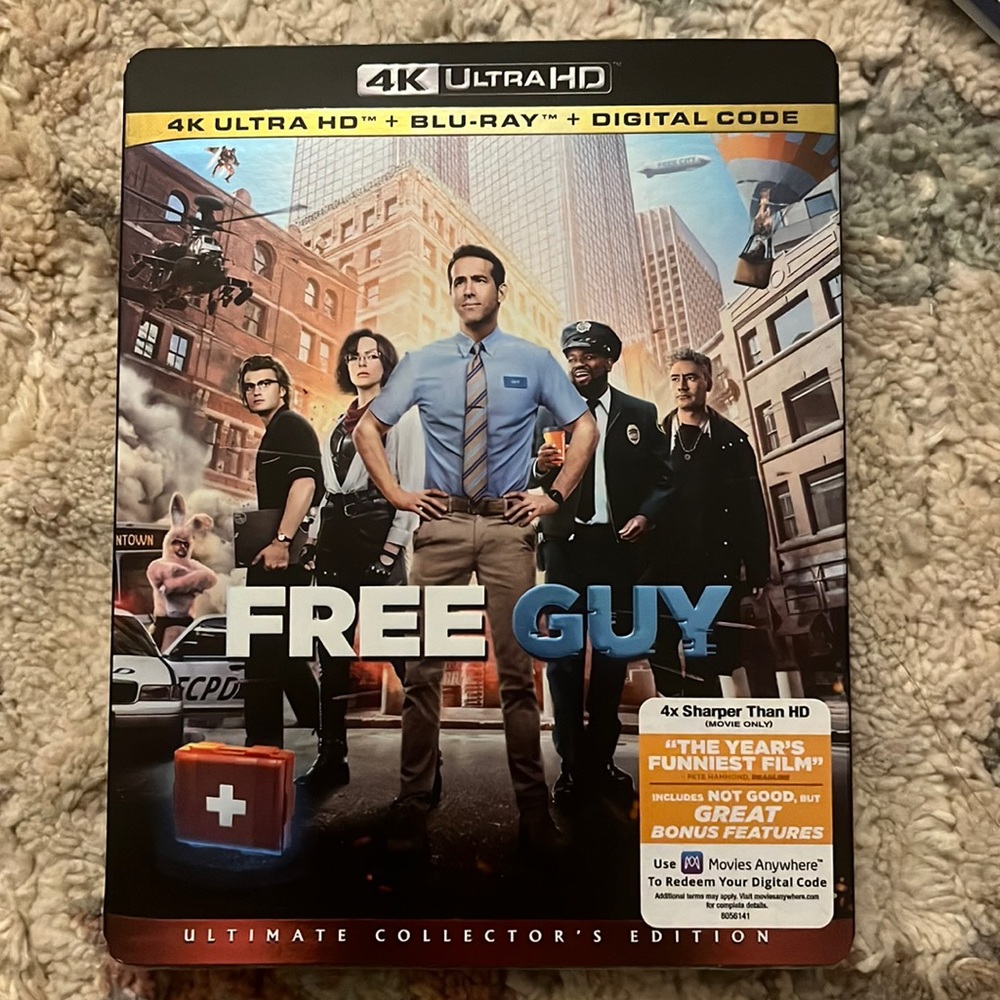Free Guy 4K Ultra HD + Blu-Ray + Digital Code